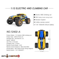 ماشین کنترلی آفرود WL toys آیتم 12402