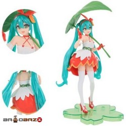 اکشن فیگور هاتسونه میکو با برگ Hatsune Miku