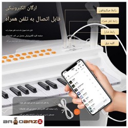 پیانو پایه دار بزرگ با صندلی آیتم 8866