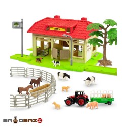 اسباب بازی ست مزرعه همراه با تراکتور آیتم 9899/89