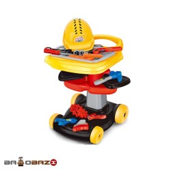 اسباب بازی میز ابزار پایه دار چرخ دار آیتم 073