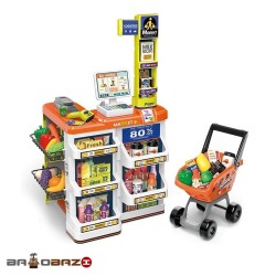 اسباب بازی سوپرمارکت و چرخ خرید آیتم 132-668