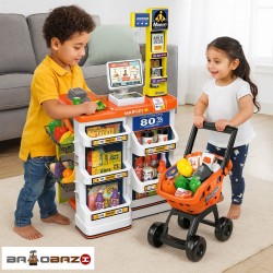 اسباب بازی سوپرمارکت و چرخ خرید آیتم 132-668