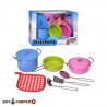 اسباب بازی ست قابلمه استیل رنگی آیتم 988-41