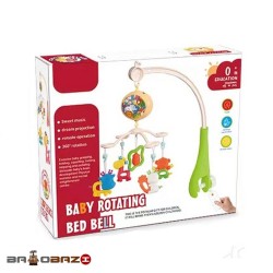 آویز تخت کودک موزیکال و ریموت دار آیتم ۲۱۴-۶۶۸