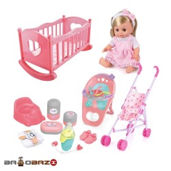عروسک به همراه لوازم آیتم 8129